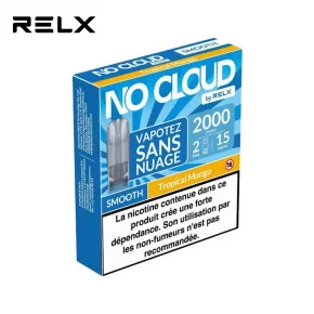 Pack 2 Cartouches Tropical Mango No Cloud RELX Pack 2 Cartouches Tropical Mango No Cloud RELX