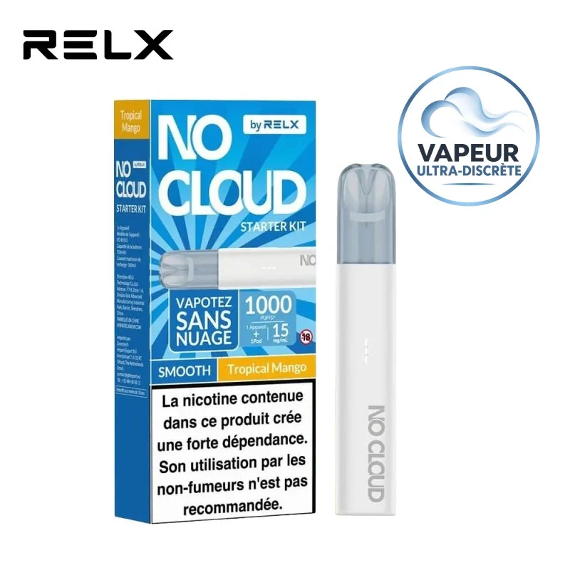 Kit Puff Tropical Mango No Cloud Smooth RELX
