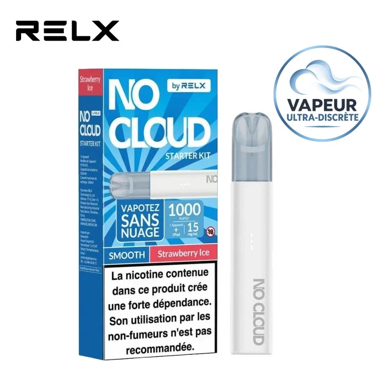 Kit Puff Strawberry Ice No Cloud Smooth RELX