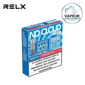 Pack 2 Cartouches Strawberry Ice No Cloud RELX
