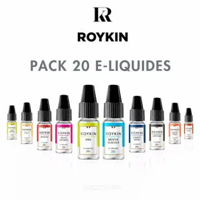 Pack 20 e-liquides Roykin Pack 20 e-liquides Roykin