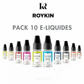 Pack 10 e-liquides Roykin Pack 10 e-liquides Roykin