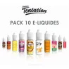 Pack 10 E-liquides Tentation Liquideo