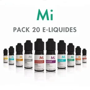 Pack 20 E-liquides Minimal