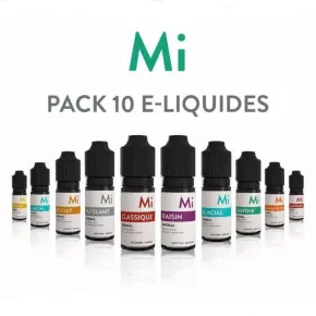 Pack 10 E-liquides Minimal