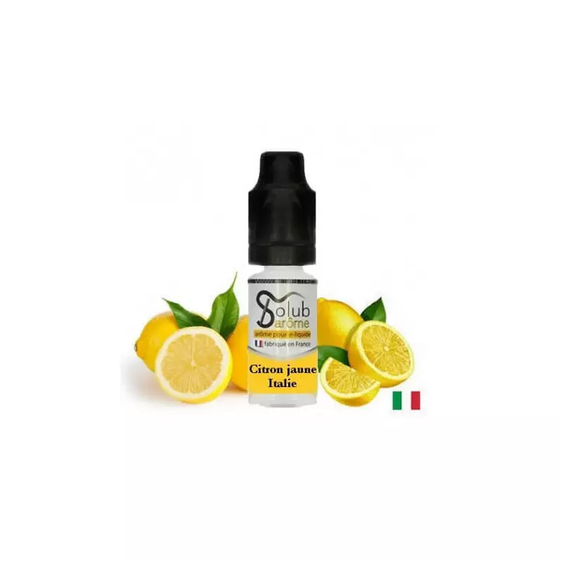 Arôme Citron J'aune d'Italie Solubarome﻿ 10ml 1232 (V 24C)