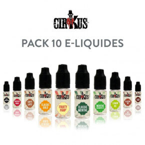 Pack 10 E-liquides Cirkus