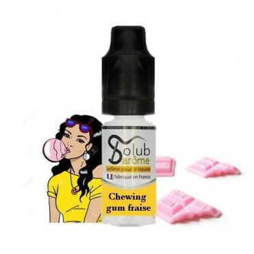 Arôme Chewing Gum Fraise Solubarome 10ml Arôme Chewing Gum Fraise Solubarome 10ml