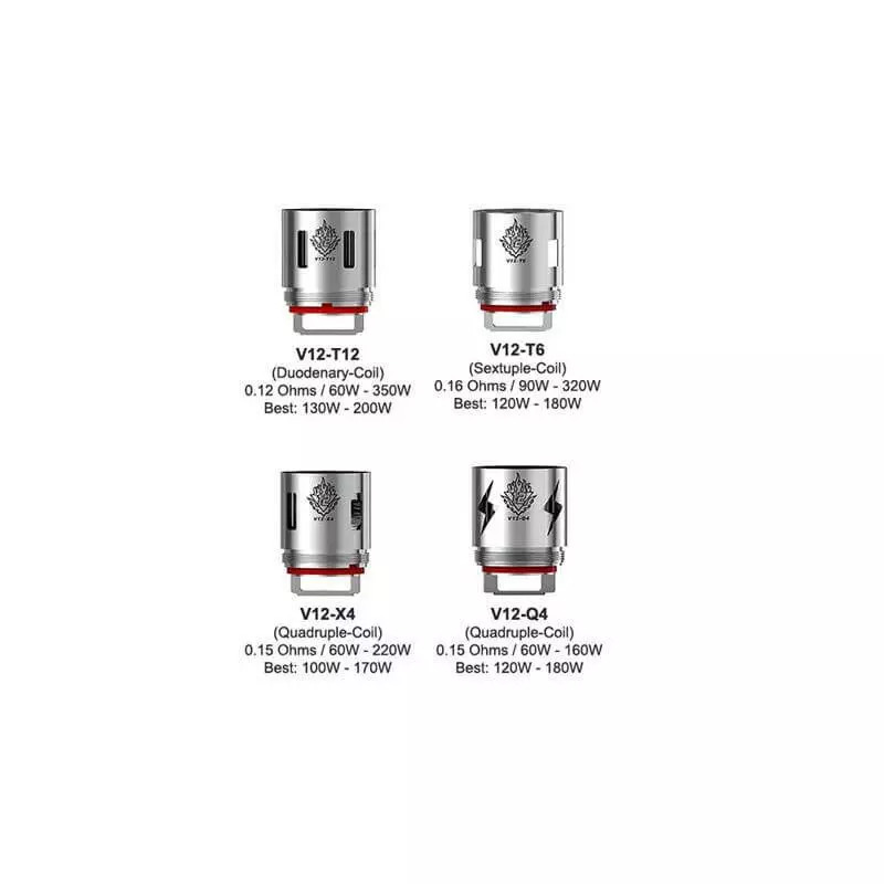 3 Résistances V12 Smok 951 A1F