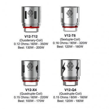 3 Résistances V12 Smok 3 Résistances V12 Smok