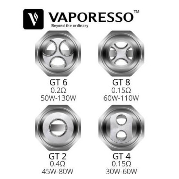 3 Résistances GT Core Vaporesso