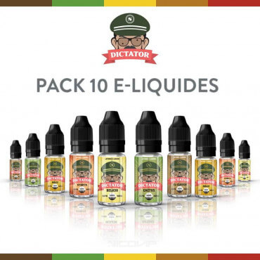 Pack 10 E-liquides Dictator Pack 10 E-liquides Dictator