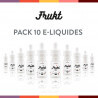 Pack 10 E-liquides Frukt