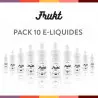 Pack 10 E-liquides Frukt P1515*