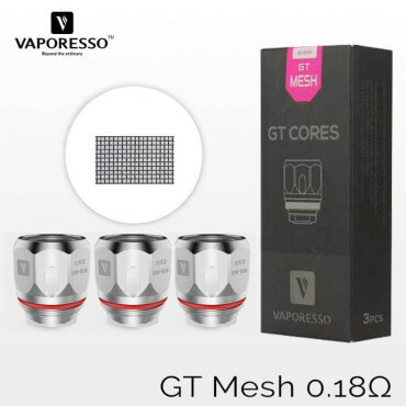 3 Résistances GT Meshed Vaporesso 3 Résistances GT Meshed Vaporesso