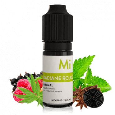 E-liquide Badiane Rouge Minimal 10ml E-liquide Badiane Rouge Minimal 10ml