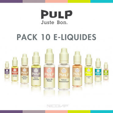 Pack 10 E-liquides Pulp