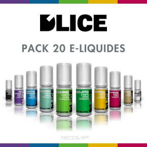 Pack 20 E-liquides D'Lice