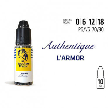 L'Armor Le Vapoteur Breton 10ml L'Armor Le Vapoteur Breton 10ml