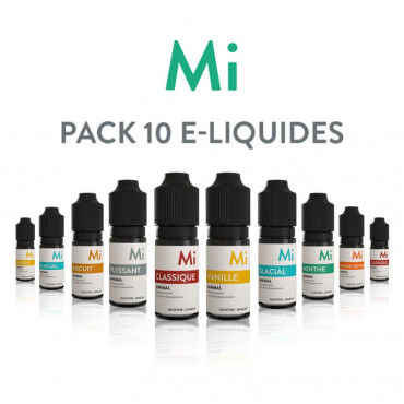Pack 10 E-liquides Minimal Pack 10 E-liquides Minimal