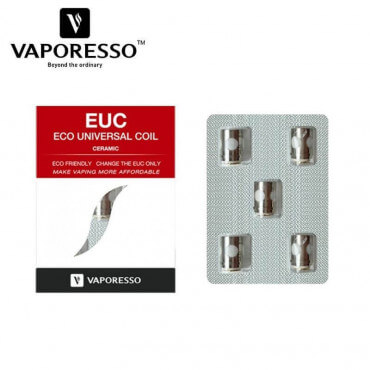 5 Resistances EUC Vaporesso - Céramique 0.6 Ohm 5 Resistances EUC Vaporesso - Céramique 0.6 Ohm
