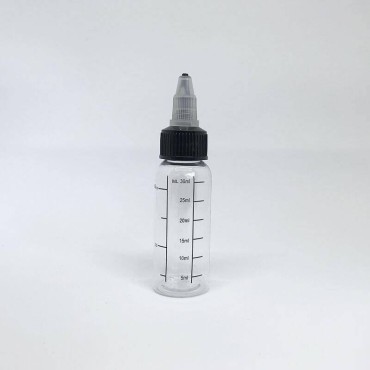Bouteille graduée pour les mélanges avec nicotine 30 ml