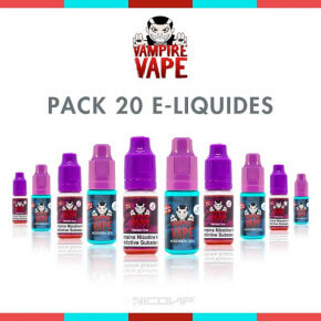 Pack 20 E-liquides Vampire...