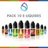 Pack 10 E-liquides Crazy Savourea