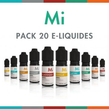 Pack 20 E-liquides Minimal Pack 20 E-liquides Minimal