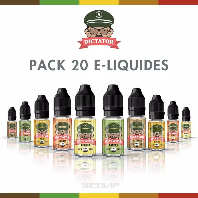 Pack 20 E-liquides Dictator P1994*