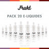 Pack 20 E-liquides Frukt