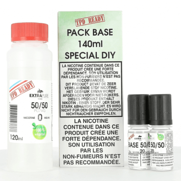 Pack DIY 50/50 Extrapure 120ml Pack DIY 50/50 Extrapure 120ml