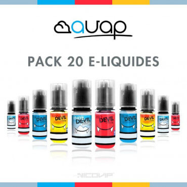 Pack 20 E-liquides Avap