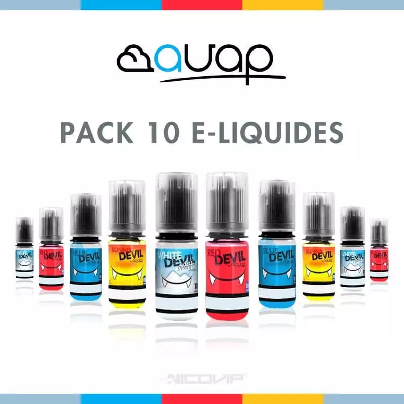 Pack 10 E-liquides Avap P2164*