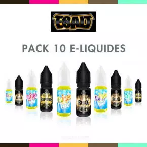 Pack 10 E-liquides ESALT P2337*