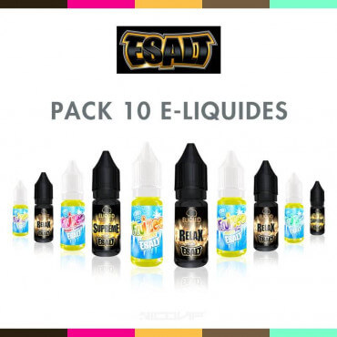 Pack 10 E-liquides ESALT Pack 10 E-liquides ESALT