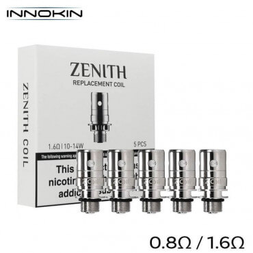 Pack 5 résistances Zenith Z-Coil Innokin Pack 5 résistances Zenith Z-Coil Innokin