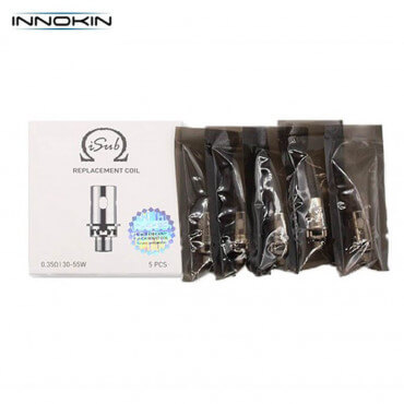 Pack 5 résistances Plex3D 0,35 ohms Innokin Pack 5 résistances Plex3D 0,35 ohms Innokin