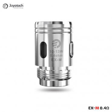 Pack 5 résistances EX-M 0,4 ohms Joyetech Pack 5 résistances EX-M 0,4 ohms Joyetech