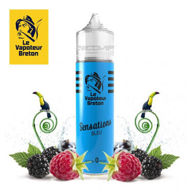 Sensations Bleu Le Vapoteur Breton 50ml Sensations Bleu Le Vapoteur Breton 50ml