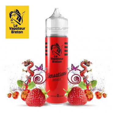 Sensations Rouge Le Vapoteur Breton 50ml Sensations Rouge Le Vapoteur Breton 50ml