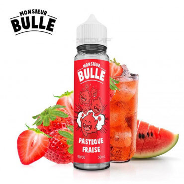 Pastèque Fraise Monsieur Bulle 50ml Pastèque Fraise Monsieur Bulle 50ml