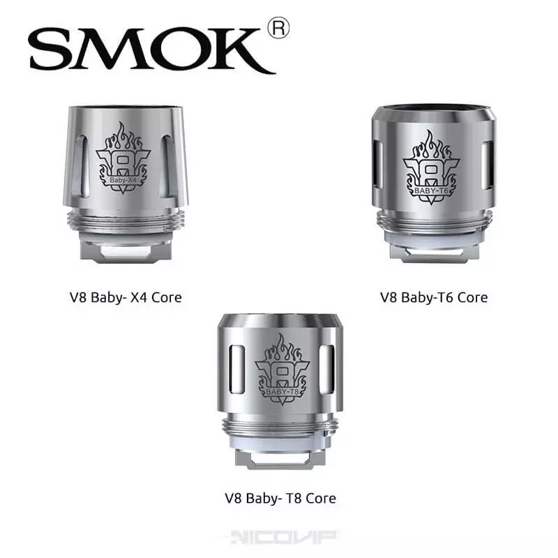 Pack 5 résistances V8 Baby Smok 2620 A2F