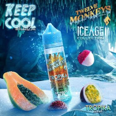 Iced Tropika Twelve Monkeys 50ml Iced Tropika Twelve Monkeys 50ml