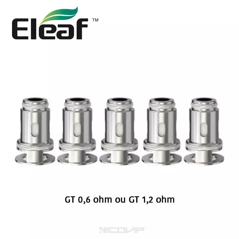 Pack 5 résistances GT Eleaf 2912 A2C