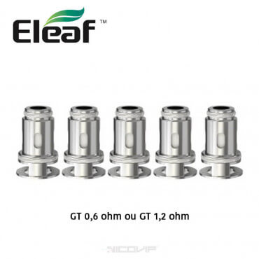 Pack 5 résistances GT Eleaf Pack 5 résistances GT Eleaf