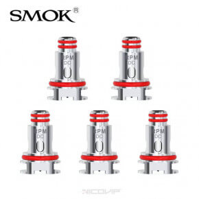 Pack 5 résistances RPM DC MTL 0,8 ohm Smok