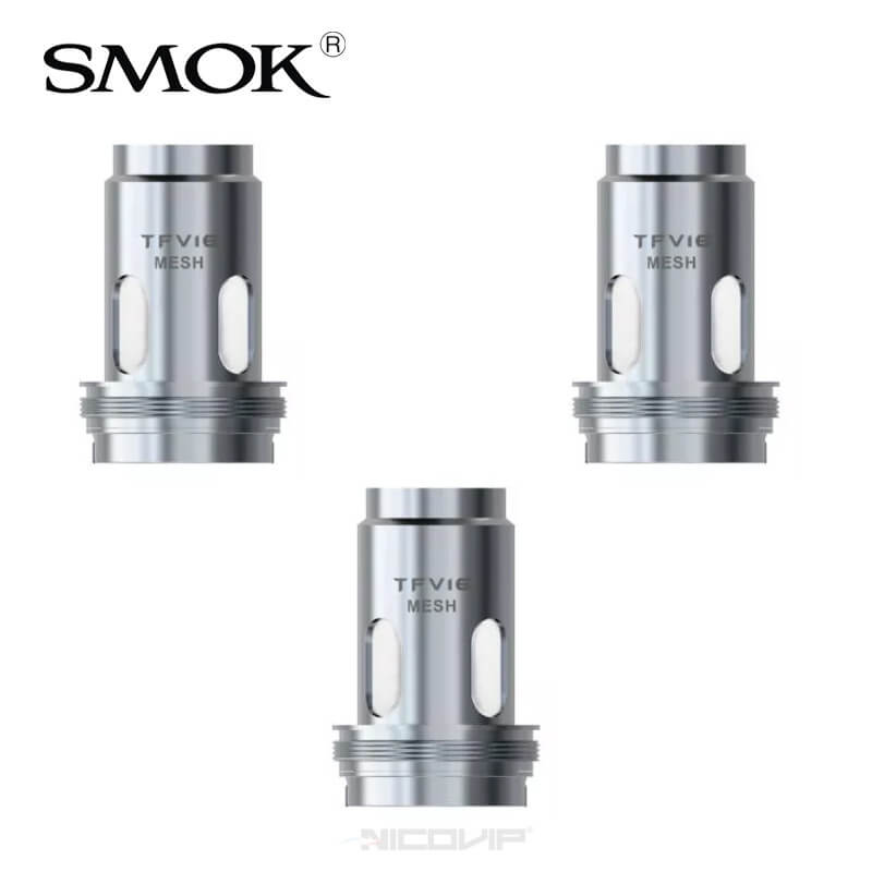 Pack de 3 résistances TFV16 Mesh 0,17 ohm Smok
