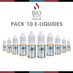 Pack 10 Booster Nicotine Bio France E-liquide 3143