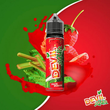 Fraise Rhubarbe Devil Squiz AVAP 50 ml Fraise Rhubarbe Devil Squiz AVAP 50 ml